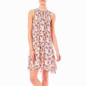 Sanctuary women's sleeveless Mini dress  Med high low bottom hem cream NEW w-205